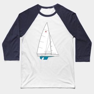 Star One-Design Sailboat Baseball T-Shirt